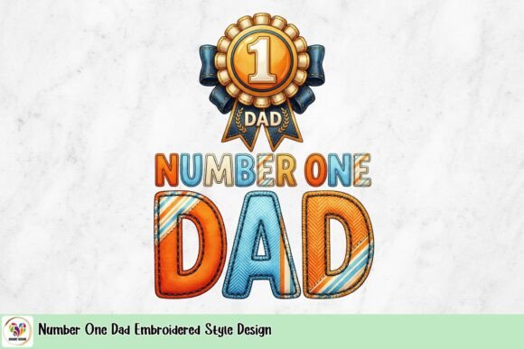 Celebrate Dad with Vibrant Embroidered Art