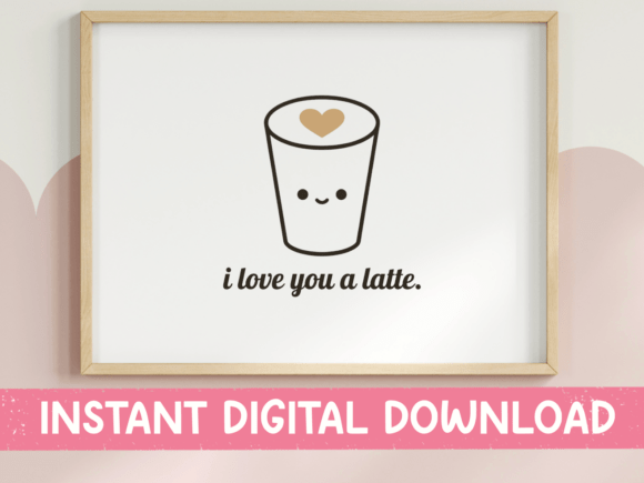 Designing Heartfelt Connections: The Versatility of I Love You a Latte Coffee SVG PNG Assets