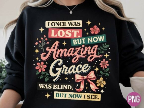 Evaluating the Amazing Grace Christian Hymn Quote PNG for Creative Projects