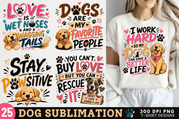Evaluating the Dog Sublimation Bundle and PNG Designs for Custom Projects