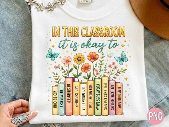 Evaluating the In This Classroom It is Okay Books PNG for Educational Design Projects