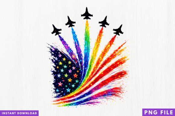 Igniting Creativity: A Complete Guide to Patriotic Firework Jets PNG for Sublimation