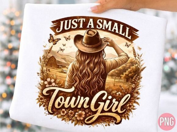 Just a Small Town Girl Cowboy Country Design