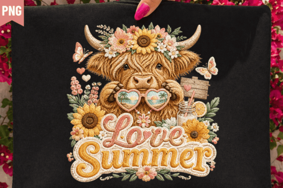 Love Summer Faux Yarn PNG: Elevate Your Crafts