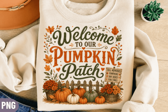 Unlocking Autumn Creativity with the Welcome Pumpkin Patch Floral PNG